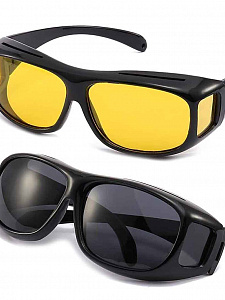 Очки для водителя солнцезащитные антибликовые набор Орбита OT-INL85